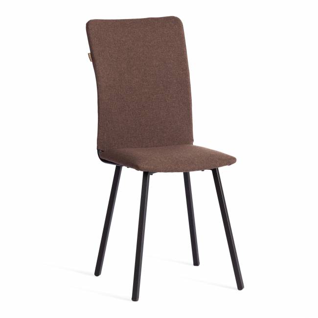 Стул обеденный Ля Русс/La Rousse ткань рогожка, коричневый/черный, 3м7-147, 49х50х93см коричневый ткань рогожка