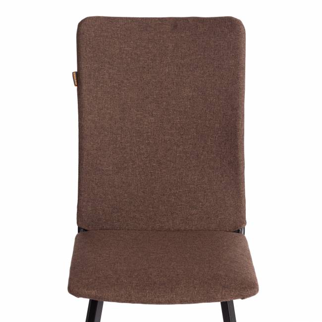 Стул обеденный Ля Русс/La Rousse ткань рогожка, коричневый/черный, 3м7-147, 49х50х93см коричневый ткань рогожка