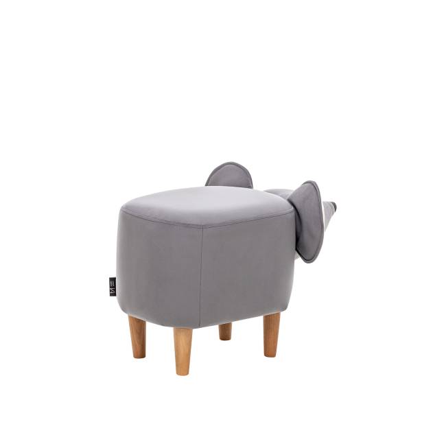 Пуф Leset Мышка V32 серый, компаньон V01 белый Бук