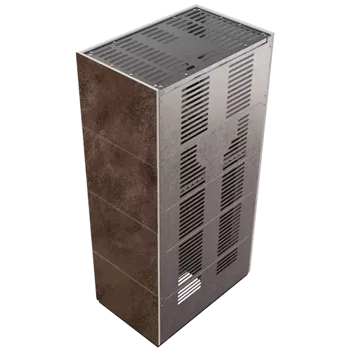 Каминокомплект Kratki PRO FLOKI OXIDE MORO