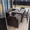 Комплект LANA DINING XL коричневый
