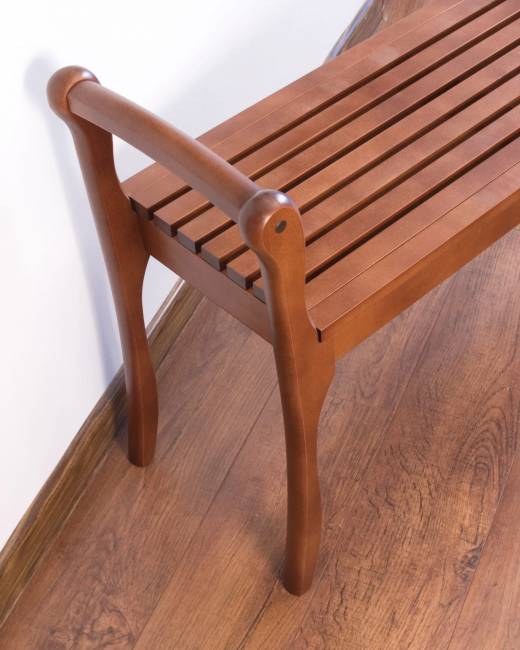 Банкетка с подлокотниками Лулу, орех