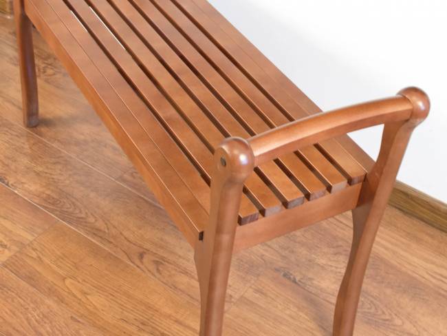 Банкетка с подлокотниками Лулу, орех