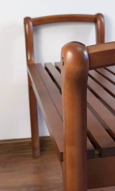 Банкетка с подлокотниками Лулу, орех