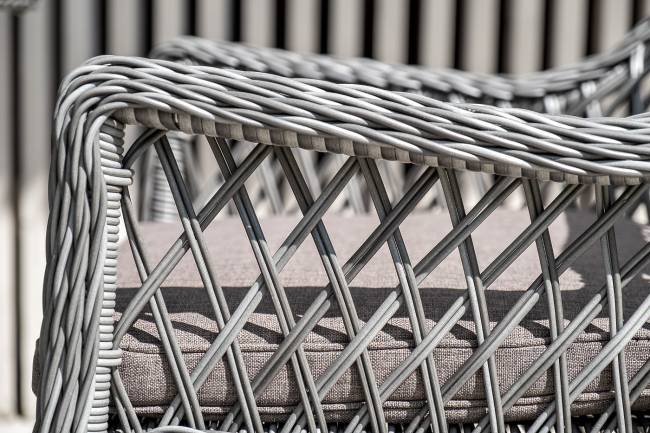 "Латте" плетеное кресло из искусственного ротанга, цвет графит "Латте" плетеное кресло из искусственного ротанга, цвет графит