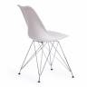 Стул TULIP IRON CHAIR (mod.EC-123) металл/пластик, 54,5*48*83,5см, white (белый) (Комплект из 4 шт.) white (белый) металл/пластик