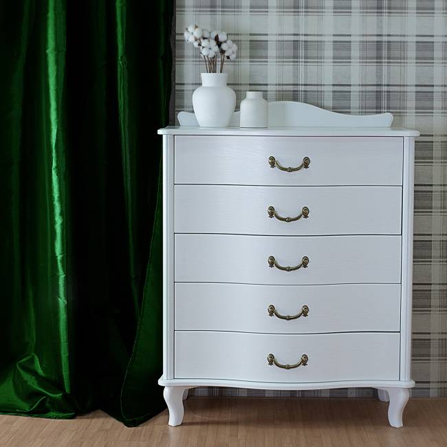 Комод Джульетта молочный дуб Л