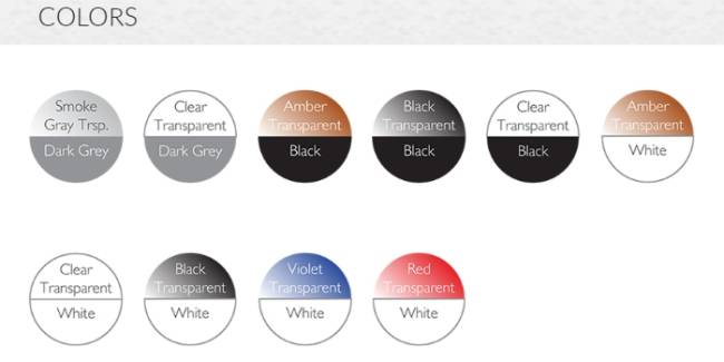 Стул пластиковый Miss Bibi белый, янтарный 420х500х850 мм