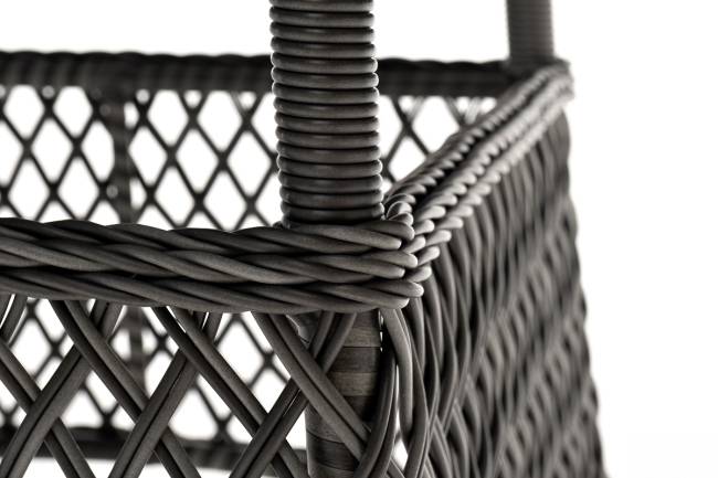 "Эспрессо" плетеный круглый стол, диаметр 150 см, цвет графит "Эспрессо" плетеный круглый стол, диаметр 150 см, цвет графит