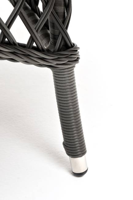 "Эспрессо" плетеный круглый стол, диаметр 150 см, цвет графит "Эспрессо" плетеный круглый стол, диаметр 150 см, цвет графит