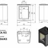 Печь Kratki KOZA/K5/150