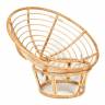 Кресло PAPASAN ECO/ПАПАСАН ЭКО P115-1/SP STD /c подушкой, ремешками/ Natural (натуральный), экошерсть Коричневый, 1811-5