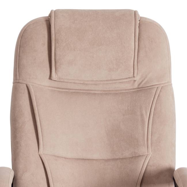 Кресло BERGAMO хром (22) флок , бежевый, 7 бежевый флок Кресло BERGAMO хром (22) флок , бежевый, 7 бежевый флок
