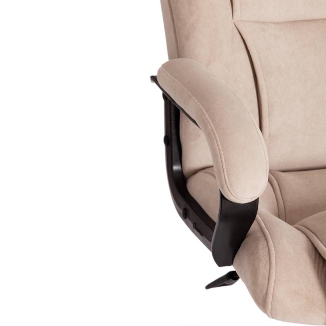 Кресло BERGAMO хром (22) флок , бежевый, 7 бежевый флок Кресло BERGAMO хром (22) флок , бежевый, 7 бежевый флок