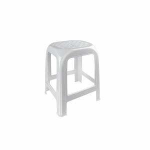 Табурет "Стиль" прочный, белый