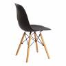 Стул CINDY (EAMES) (mod. 001) дерево бук/металл/сиденье пластик, 51x46x82см, черный/black (Комплект из 4 шт.) черный/black дерево бук/металл/сиденье пластик