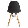 Стул CINDY (EAMES) (mod. 001) дерево бук/металл/сиденье пластик, 51x46x82см, черный/black (Комплект из 4 шт.) черный/black дерево бук/металл/сиденье пластик