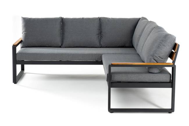 Лаунж зона из алюминия TOPA L с обеденным столом