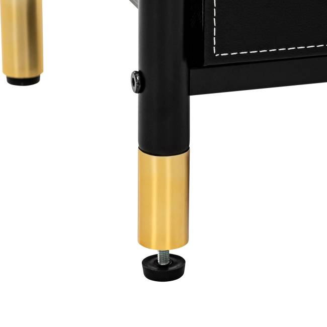 Комод Leset Хайди 5 ящиков Чёрный Чёрный