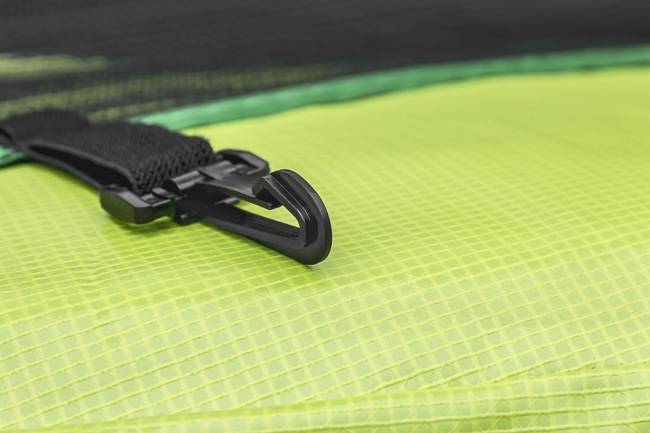 Батут "Smile outside", зеленый 8ft с защитной сеткой и лестницей Батут "Smile outside", зеленый 8ft с защитной сеткой и лестницей