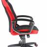 Кресло Everprof Stels (Стелс) T Ткань Черный/Красный