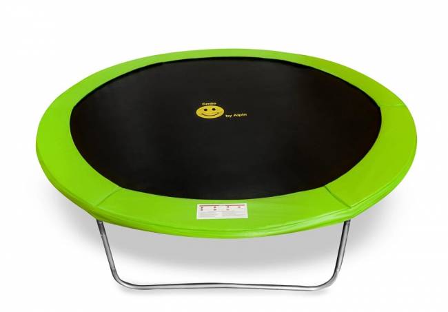 Батут "Smile outside", зеленый 10ft с защитной сеткой и лестницей Батут "Smile outside", зеленый 10ft с защитной сеткой и лестницей