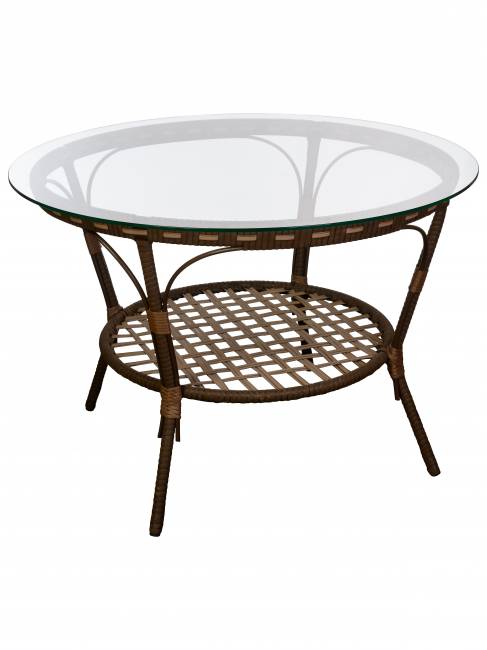 Комплект из искусственного ротанга Java (Ява)-6 (цвет: Орех)