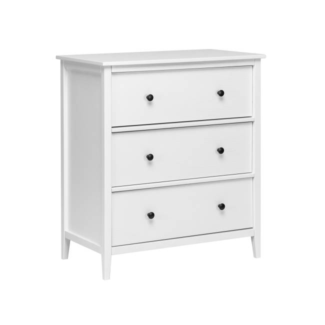 Комод Leset Токе 3 ящ. Белый