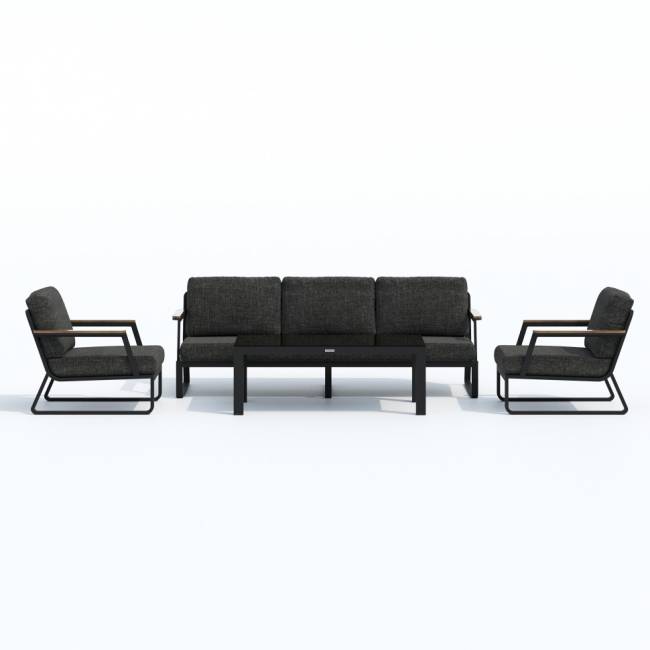 Лаунж зона ESTIVO с трехместным диваном - маренго