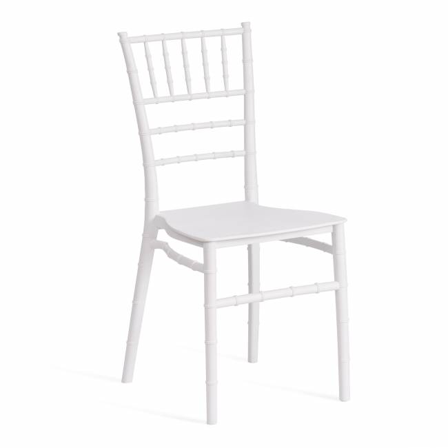 Стул CHAVARI (mod. 101) пластик, 40.5 х 49 х 88.5 см, White (Белый) 01 (Комплект из 2 шт.) White (Белый) 01 пластик