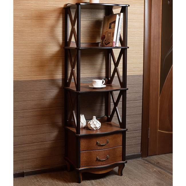 Этажерка Джульетта 3 уровня, орех Л