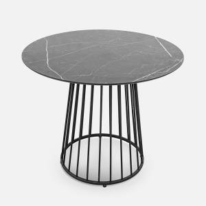 Стол Patio D900 HPL (без упаковки) RAL 9005, HPL.Грей тёмный, Мягкая