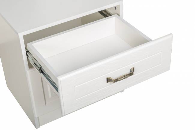 Тумба ящик и дверка Ливерпуль 08.146 цвет ясень ваниль/белый Тумба ящик и дверка Ливерпуль 08.146 цвет ясень ваниль/белый