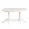 Стол COPPOLA бук, мдф, 140+40x80x77см, Ivory white Ivory white бук, мдф
