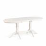 Стол COPPOLA бук, мдф, 140+40x80x77см, Ivory white Ivory white бук, мдф