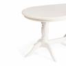 Стол COPPOLA бук, мдф, 140+40x80x77см, Ivory white Ivory white бук, мдф