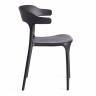 Стул TON (mod. PC33) / 1 шт. в упаковке пластик, 49 x 52 x 74 см, Black (черный) 05 Black (черный) 05 пластик