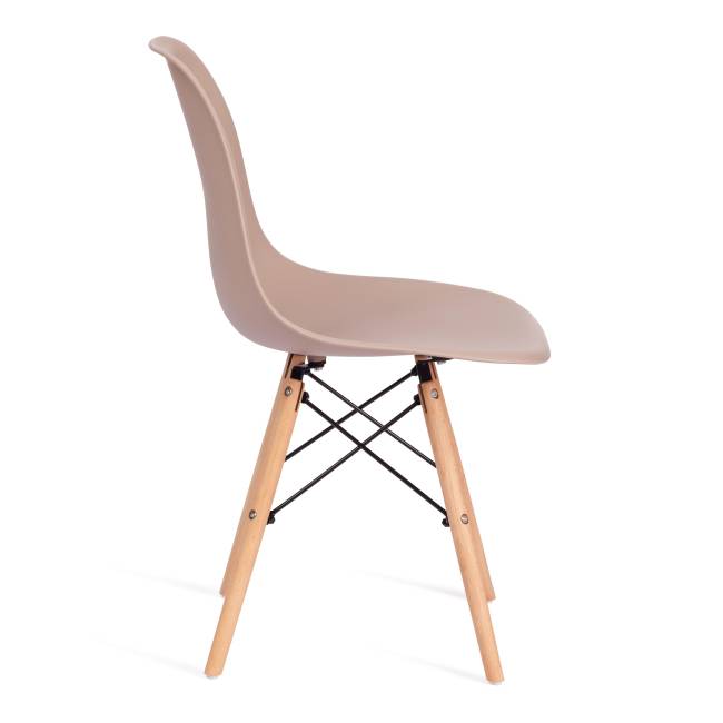 Стул CINDY (EAMES) (mod. 001) / 1 шт. в упаковке дерево бук/металл/сиденье пластик, 51x46x82.5см, бежевый / beige бежевый / beige дерево бук/металл/сиденье пластик Стул CINDY (EAMES) (mod. 001) / 1 шт. в упаковке дерево бук/металл/сиденье пластик, 51x46x82.5см, бежевый / beige бежевый / beige дерево бук/металл/сиденье пластик