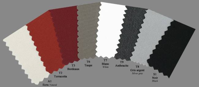 Зонт профессиональный четырехкупольный 6х6 м Alu Poker Dark антрацит, слоновая кость 6000х6000 мм