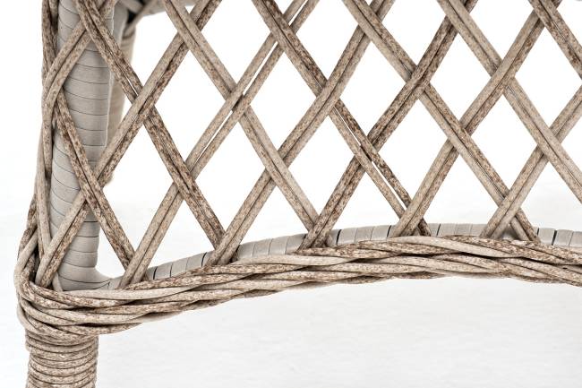 "Эспрессо" плетеный круглый стол, диаметр 80 см, цвет бежевый "Эспрессо" плетеный круглый стол, диаметр 80 см, цвет бежевый