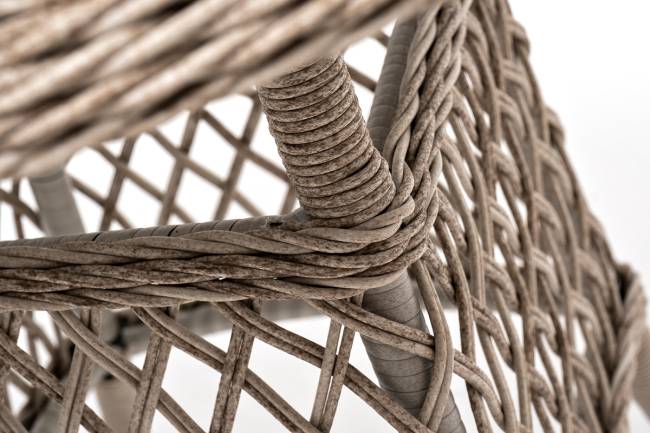 "Эспрессо" плетеный круглый стол, диаметр 80 см, цвет бежевый "Эспрессо" плетеный круглый стол, диаметр 80 см, цвет бежевый