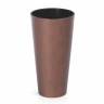 Кашпо для цветов "Prosperplast Tubus Slim Corten", кортен сталь, 64+35л