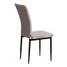 Стул VERTER (mod. BC577-DC) / 2 шт. в упаковке металл, флок, 41 х 52 х 95 см, Light grey (светло-серый) HLR14 / черный (Комплект из 2 шт.) светло-серый