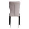 Стул VERTER (mod. BC577-DC) / 2 шт. в упаковке металл, флок, 41 х 52 х 95 см, Light grey (светло-серый) HLR14 / черный (Комплект из 2 шт.) светло-серый