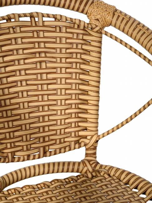 Кресло Bali (Бали) из искусственного ротанга, слоновая кость