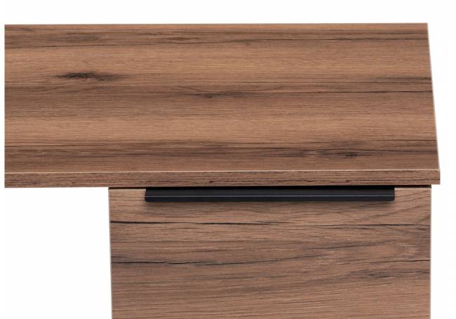 Бэтти Лофт 116х60х75 дуб делано темный / черный