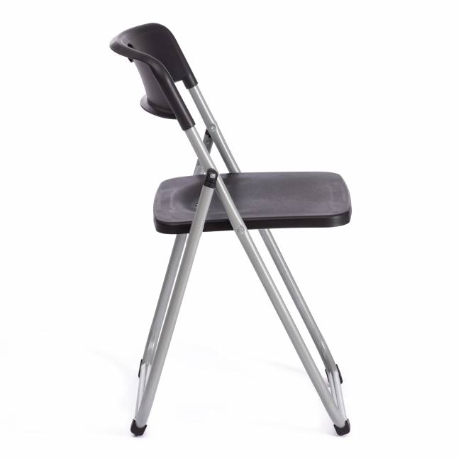 Стул складной FOLDER (mod. 3017H) каркас: металл, сиденье/спинка: пластик, 49 x 46.5 x 73.5 см, black (черный) / grey (серый) (Комплект из 6 шт.) черный, серый каркас: металл, сиденье/спинка: пластик