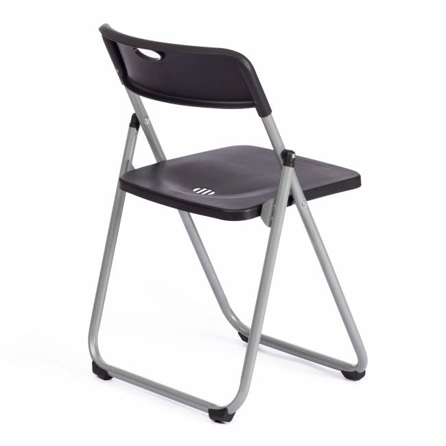 Стул складной FOLDER (mod. 3017H) каркас: металл, сиденье/спинка: пластик, 49 x 46.5 x 73.5 см, black (черный) / grey (серый) (Комплект из 6 шт.) черный, серый каркас: металл, сиденье/спинка: пластик