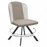 Стул DikLine 299 поворотный NS04 CREAM/C103 крем, ножки черные