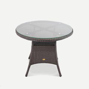 Стол Kipr D940 СТ (с упаковкой) Шоколад Металлик, RAL 8017, CT.Прозрачное